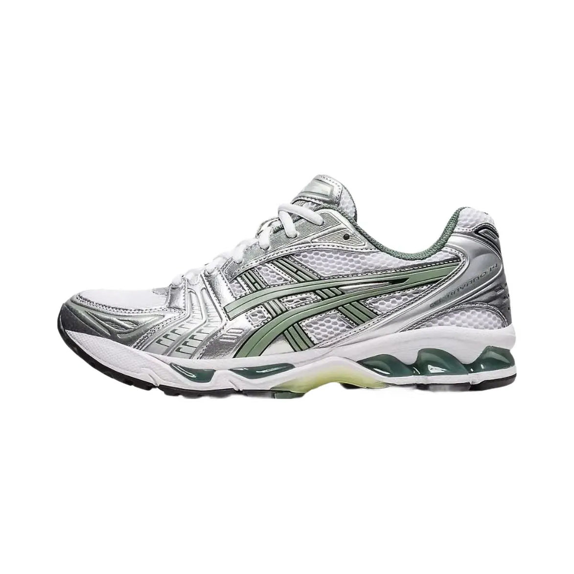 Asics Gel-Kayano 14 White Pure Silver Slate Grey